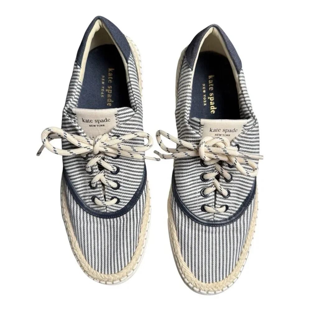 Kate Spade Women’s Boat Party Espadrille Sneakers Size 8B Style No. K3246